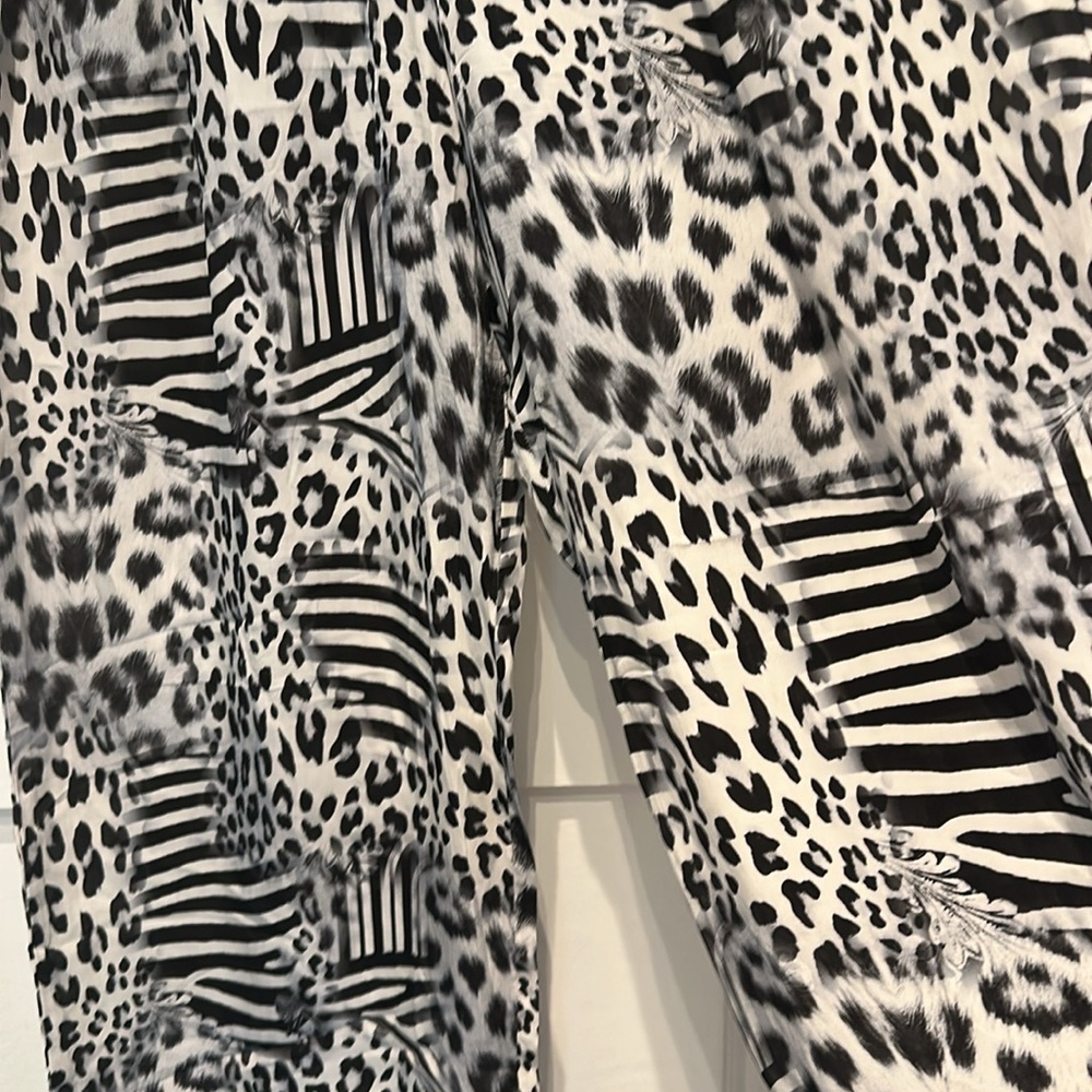 Zebra viscose crepe pant - medium. The Swank store in Australia - Picture 2 of 5